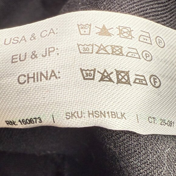 NWT Women's M.M. LAFLEUR The Harrison Wide Pleated Jean Black | Size 8 - Picture 11 of 11